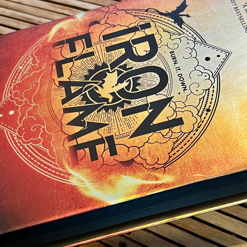 Brand New Iron Flame Book with Sprayed Edges